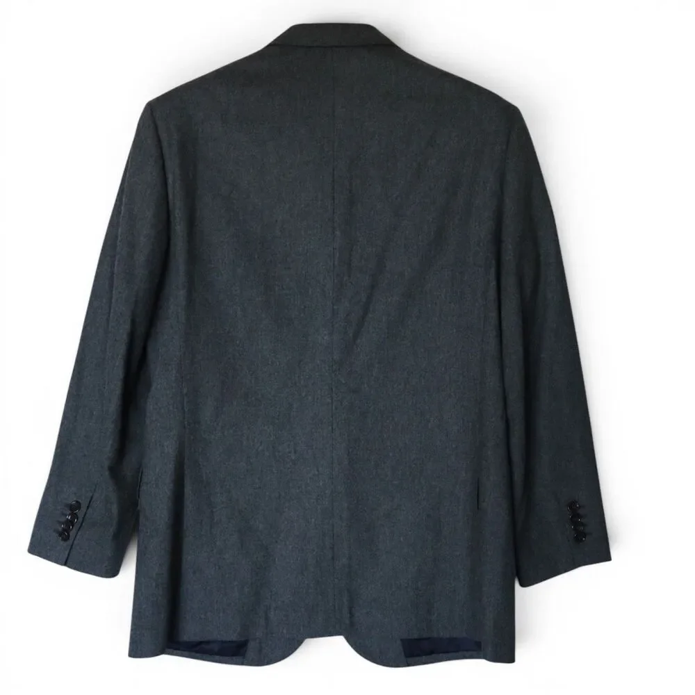J.Crew Men's 40R Fox All Wool Cloth Sport Coat Blazer Unstructured Gray 